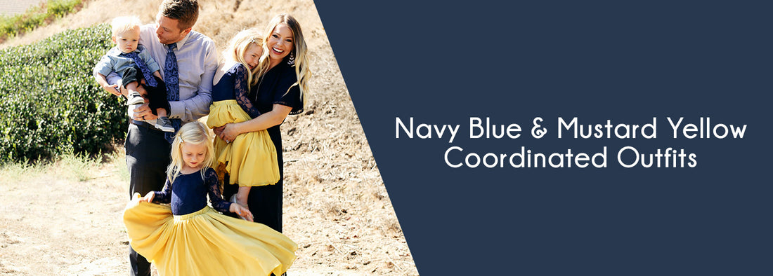  Navy Blue & Mustard Yellow Collection