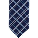 XB36 - Navy with Blue/Tan Diagonal Thin Stripe Matching Tie