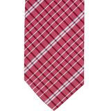 XR52 - Red & White Small Plaid Matching Tie