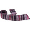 XL17 - Multi Purple with Small White Stripes Matching Tie