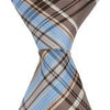 XB42 - Blue/Brown Plaid Matching Tie