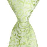 G9 - Pale Green with Vines Matching Tie