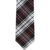 XK46 - Black/White/Red Plaid Matching Tie