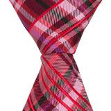 XR53 - Red & Black Plaid Matching Tie