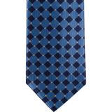 XB35 - Blue Diamond with Gold Accent Matching Tie