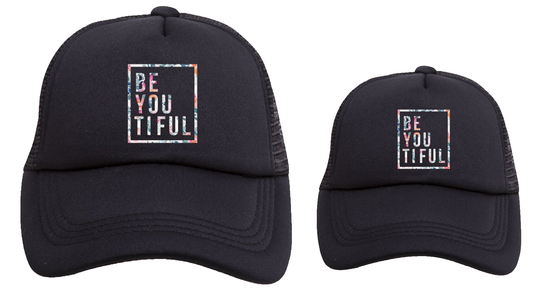 GIFT BOX : BE-Youtiful Matching Trucker Hats Set