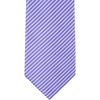 MBT14 Purple and White Stripes Bowtie and Necktie