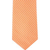 MBT2 Orange and White Stripes Bowtie and Necktie