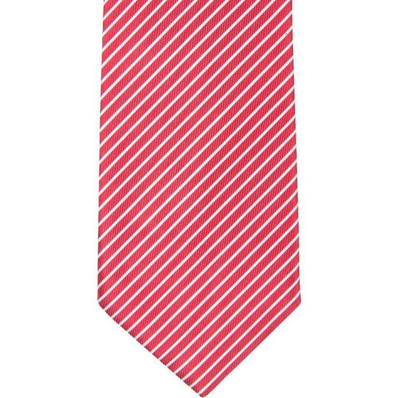 MBT4 Red and White Stripes Bowtie and Necktie