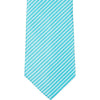 MBT7 Blue and White Stripes Bowtie and Necktie