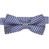 MBT8 Navy and White Stripes Bowtie and Necktie