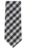 ST2 - Skinny Tie Black/White Checkered