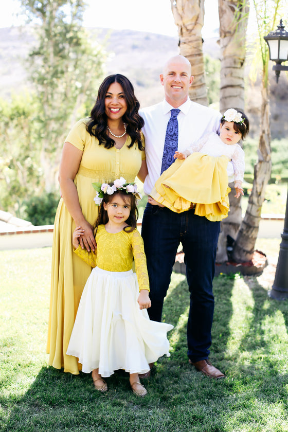 Geneva Waist Smoking Band Maxi Dress - Mustard Yellow (Nursing-friendly and maternity-friendly)