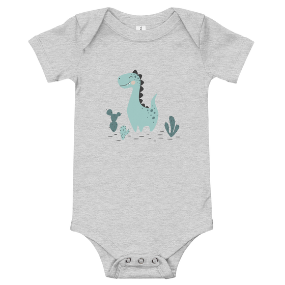 Baby Dinosaur Onesie - Infant Short Sleeve One Piece - Matching Family Shirts
