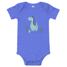  Green Dinosaur - Unisex Baby Short Sleeve Onesie - Matching Dinosaur Family | Mommy and Me | Father and Son
