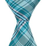 XB39 - Aqua Plaid Matching Tie
