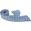 B21 - Blue and Silver Gingham Matching Tie