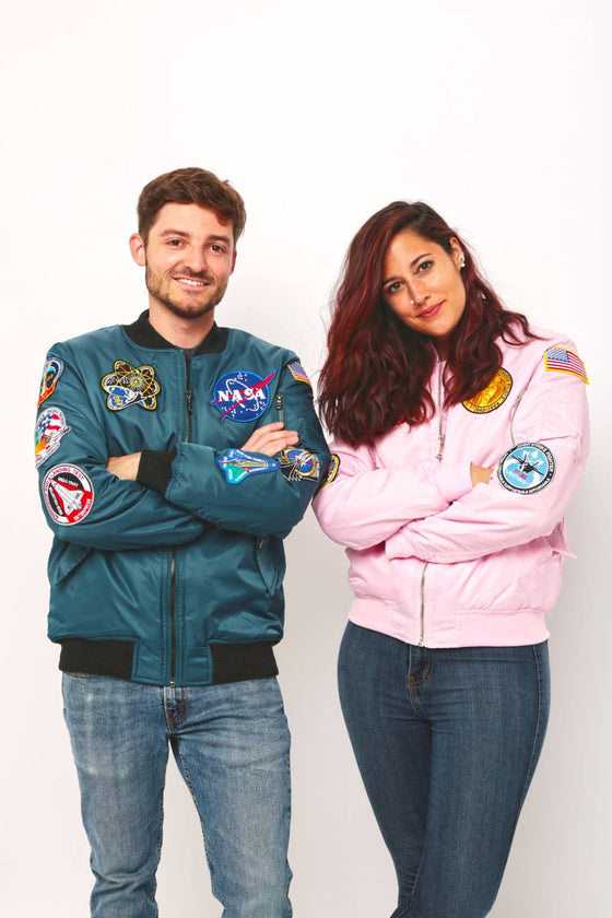 MA-1 Pink Flight Jacket | Bomber Jacket - Mommy and Me Matching - Ladies and Girls