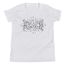  Teach Peace Rays Hollow - Youth Short Sleeve T-Shirt