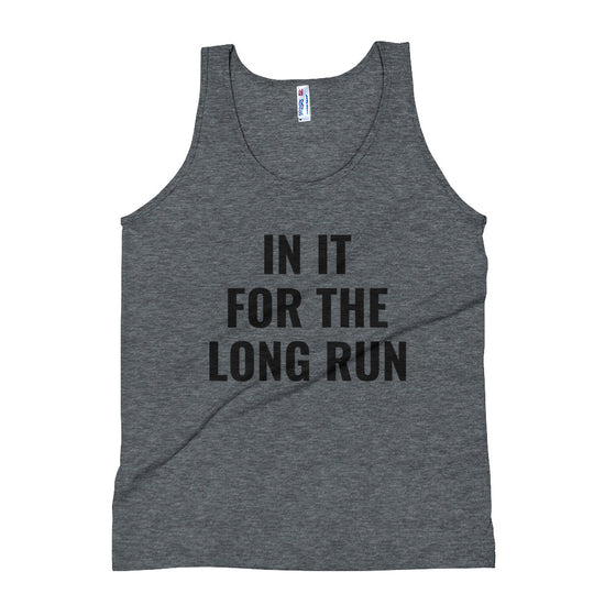 Couples Tank Top - In It for the Long Run - Workout Running Shirt - Engagement Wedding