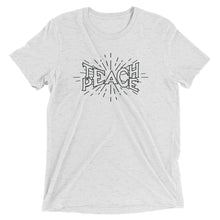  Teach Peace Ray Hollow - Unisex Short Sleeve Vintage White T-shirt*