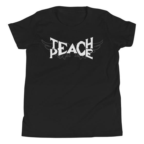 Teach Peace Wings Youth Short Sleeve T-Shirt*
