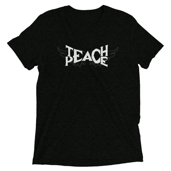 Teach Peace Wings Black Unisex Short Sleeve T-shirt