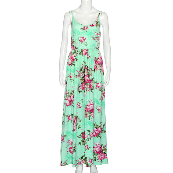 EVERLY - Green Floral Dress - Mommy and Me