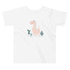 Blush Pink Dinosaur - Toddler Short Sleeve Tee