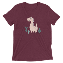  Blush Pink Dinosaur - Adult Unisex Short Sleeve T-shirt | Matching Family Shirt